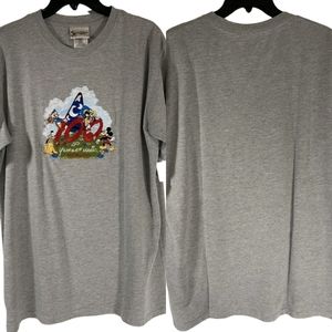 🆕Walt Disney World Embroidered 100 Years of Magic Womens T-shirt Large